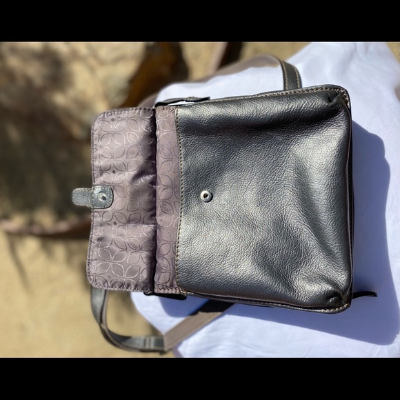 NW Fossil Leather Crossbody Bag Sz 9”X8” - Picture 10 of 16